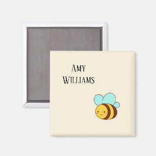 Niedliche Hummel personalisiert Magnet