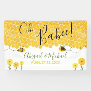 Niedliche Hummeln Geschlechtsneutrale BienenBaby-D Banner
