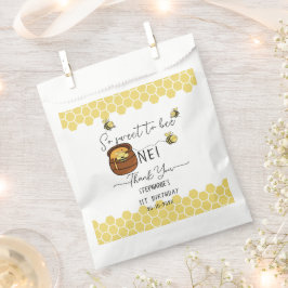 Niedliche Hummeln so süß, um ein 1. Geburtstag zu  Geschenktütchen