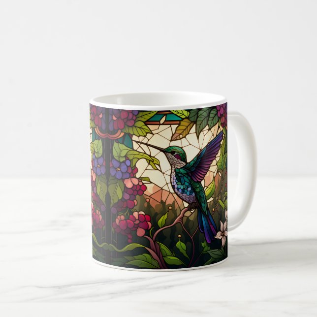 Niedliche Hummingbird Wrap Kaffeetasse (VorderseiteRechts)