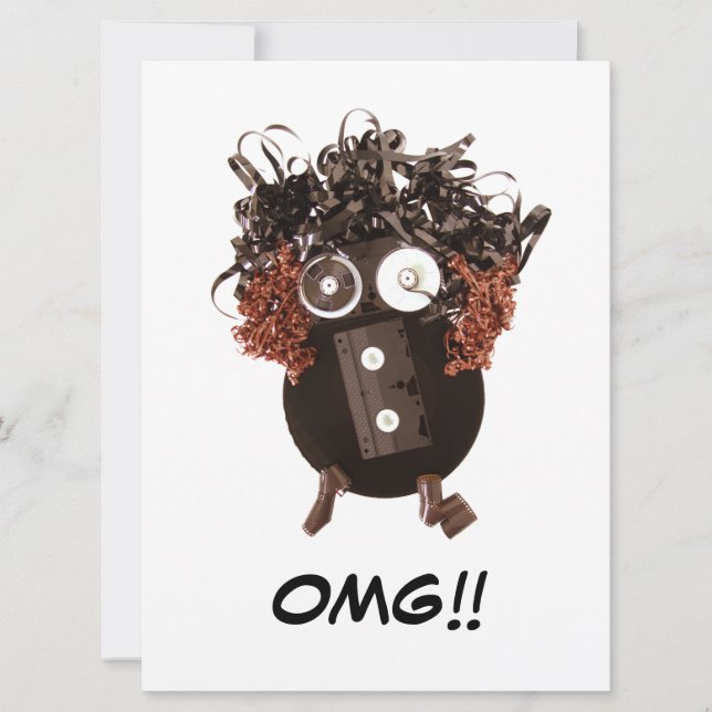Niedliche, humorvolle OMG Analog Media (Vorderseite)