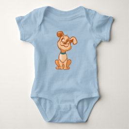 Niedliche Hunde Baby Jersey Bodysuit Strampler