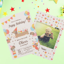 Niedliche Hunde Dackel Geburtstag Pawty