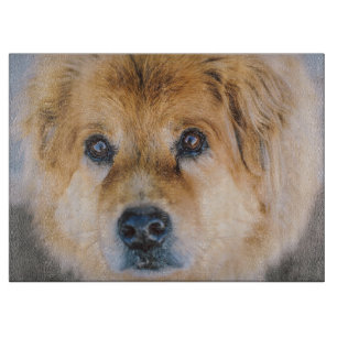 Niedliche Hunde-Foto-Schneidplatte Schneidebrett