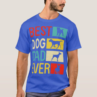 Niedliche Hunde Happy Best Hund Vater je Mutter Va T-Shirt