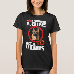 Niedliche Hunde ich verbreitete Liebe nicht ein Vi T-Shirt