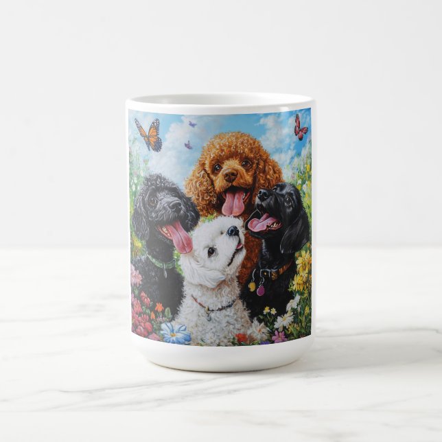 Niedliche Hunde Kaffeetasse (Mittel)
