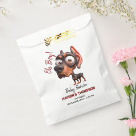 Niedliche Hunde-Karikaturen Kinderdusche für Junge Geschenktütchen