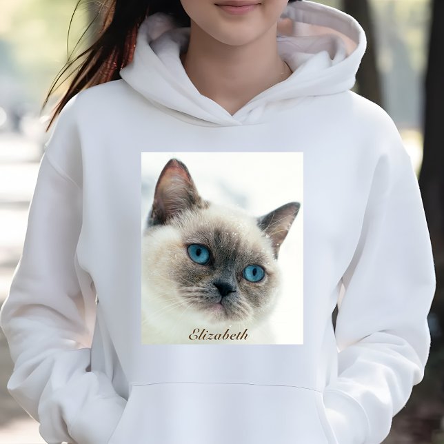 Niedliche Hunde Katze & Haustiere Foto Personalisi Hoodie (Von Creator hochgeladen)