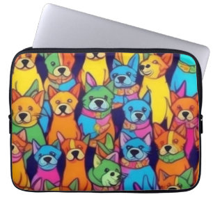 Niedliche Hunde Laptopschutzhülle