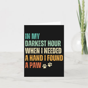 Niedliche Hunde Mama Frauen Welpen Girl Funny Dog Karte