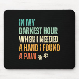 Niedliche Hunde Mama Frauen Welpen Girl Funny Dog Mousepad