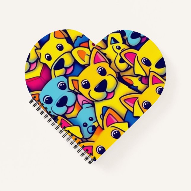 Niedliche Hunde Notizbuch (Vorderseite)