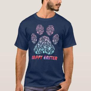 Niedliche Hunde Pfote Ei Hund Vater Hund Mama Glüc T-Shirt