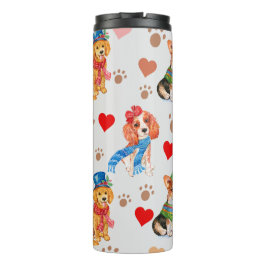 Niedliche Hunde Thermosbecher