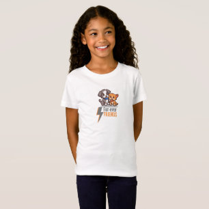 Niedliche Hunde und Katzen Besties T-Shirt
