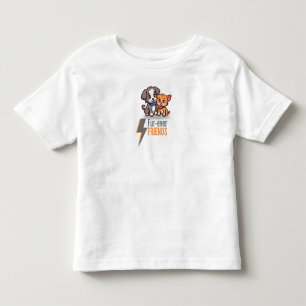 Niedliche Hunde und Katzen Besties T-Shirt