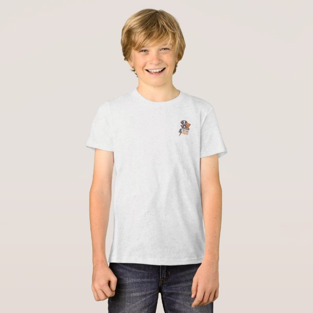 Niedliche Hunde und Katzen Besties T-Shirt Tri-Blend Shirt (Vorderseite voll)