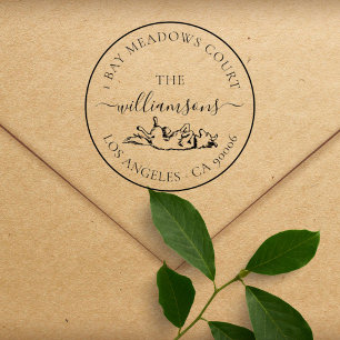 Niedliche Hundefamilie Elegante benutzerdefinierte Gummistempel