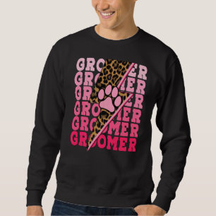 Niedliche Hundehundezüchterin Blitzschlag gr Sweatshirt