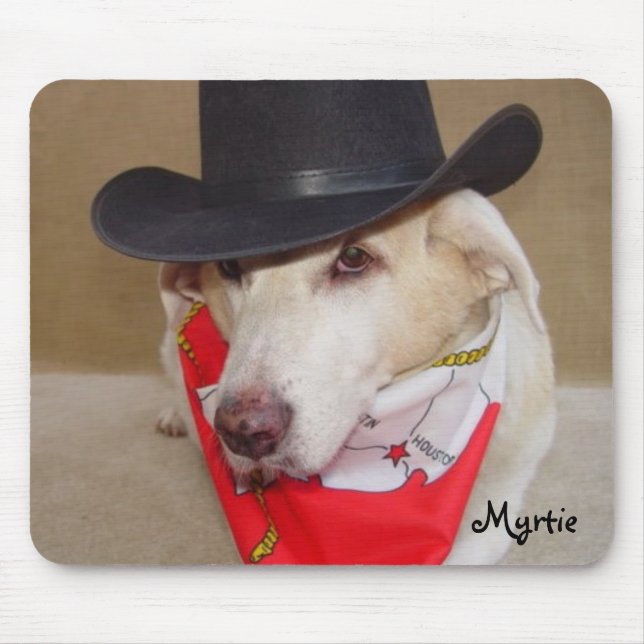 Niedliche Hundemausunterlage Mousepad (Vorne)