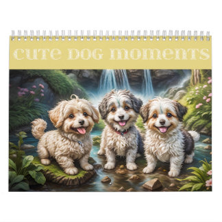 Niedliche Hundemomente Kalender