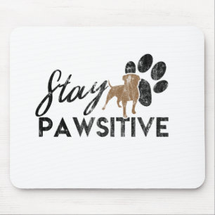 Niedliche Hundepferde Bleibe Pawsitive Rettung Mousepad