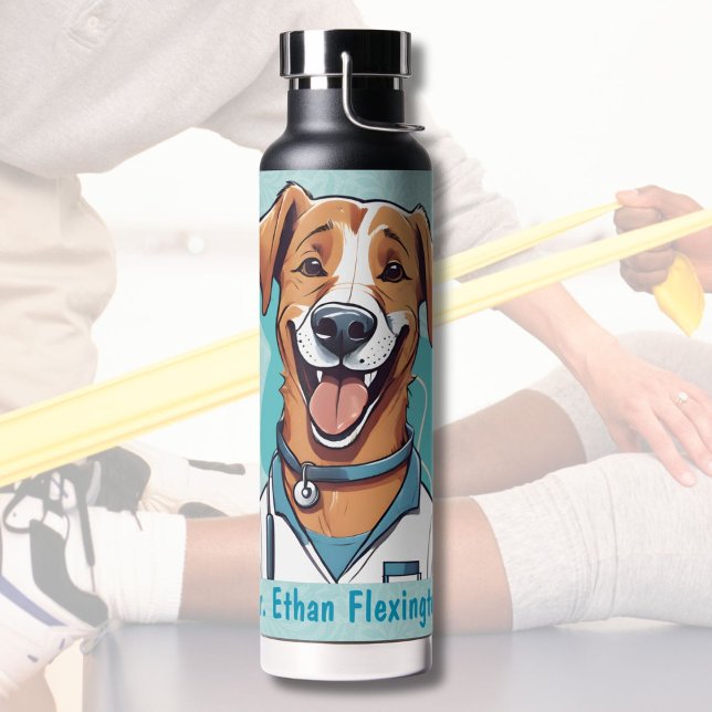 Niedliche Hundeschenke für Physiotherapeuten Ärzte Trinkflasche (Cute Dog Gifts for Physical Therapists Doctors)