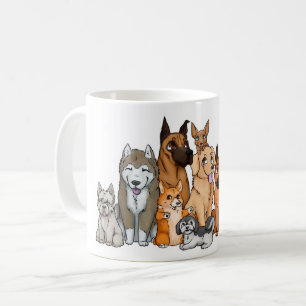 Niedliche Hundezucht Kaffeetasse