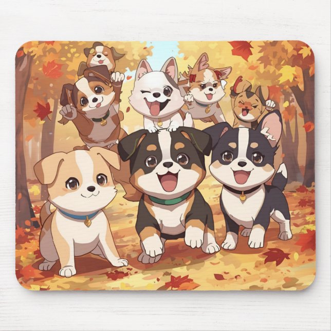 Niedliche Hundmousepad Mousepad (Vorne)