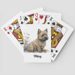 Niedliche Hundserkennung - Cairn Terrier Spielkarten