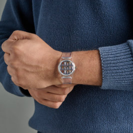 Niedliche Hundsgegenstände Armbanduhr