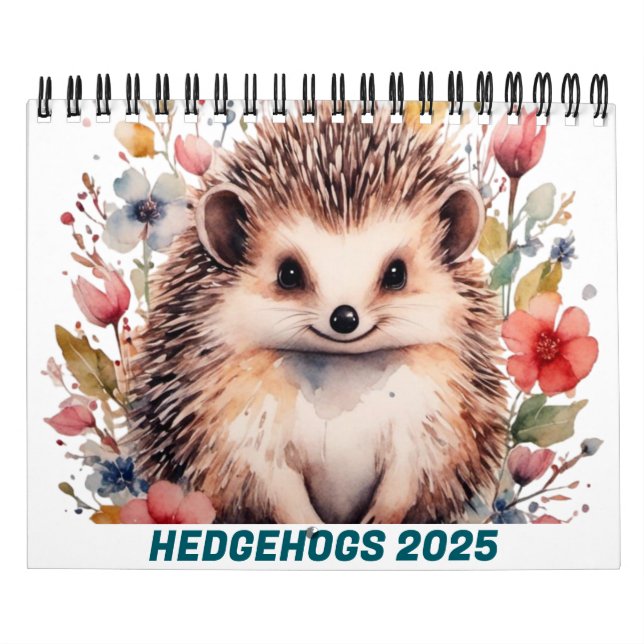 NIEDLICHE IGEL 2025 KALENDER (Titelbild)