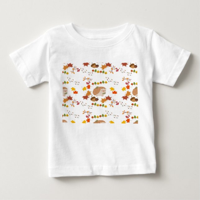 niedliche Igel Baby T-shirt (Vorderseite)