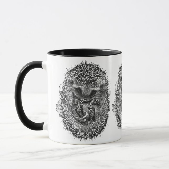 Niedliche Igel-Kombi-Tasse Tasse (Links)