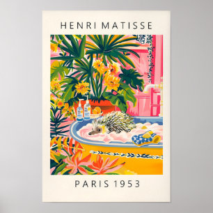 Niedliche Igel Kunstdrucke, Maximalistische Dekora Poster