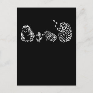 Niedliche Igel Postkarte