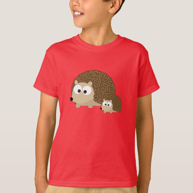 Niedliche Igel T-Shirt (Vorderseite)