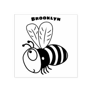 Niedliche Illustration des beglückten Cartoon Gummistempel