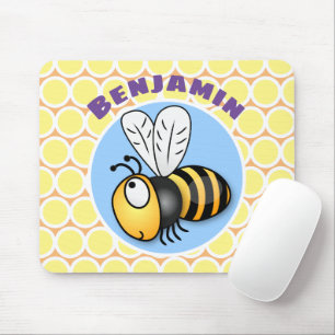 Niedliche Illustration des beglückten Cartoon Mousepad