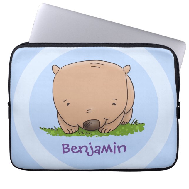 Niedliche Illustration des Cartoon Laptopschutzhülle (Vorderseite)