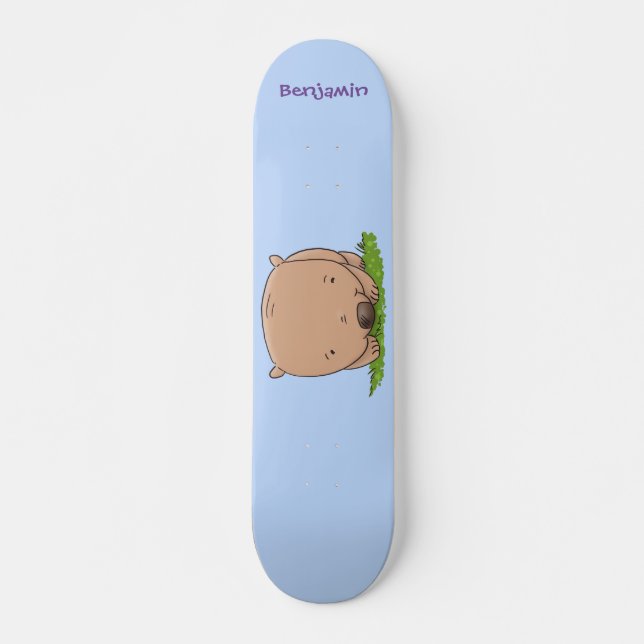 Niedliche Illustration des Cartoon Skateboard (Vorne)