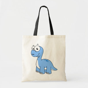 Niedliche Illustration eines Brontosaurus. Tragetasche