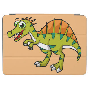 Niedliche Illustration eines lächelnden Spinosauri iPad Air Hülle