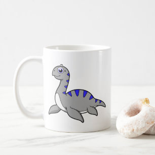 Niedliche Illustration eines Loch Ness Monsters. Kaffeetasse