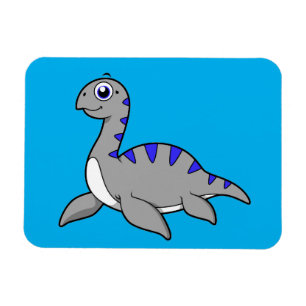 Niedliche Illustration eines Loch Ness Monsters. Magnet