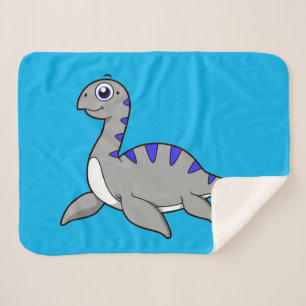 Niedliche Illustration eines Loch Ness Monsters. Sherpadecke