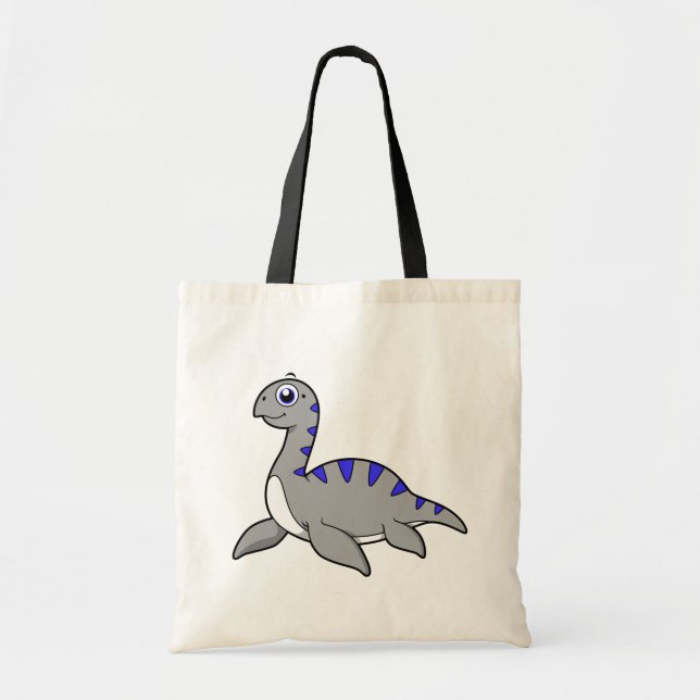 Niedliche Illustration eines Loch Ness Monsters. Tragetasche (Vorne)