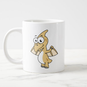 Niedliche Illustration eines Pterodaktyls. 2 Jumbo-Tasse