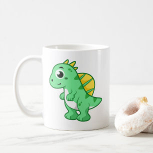 Niedliche Illustration eines Spinosauriers. Kaffeetasse
